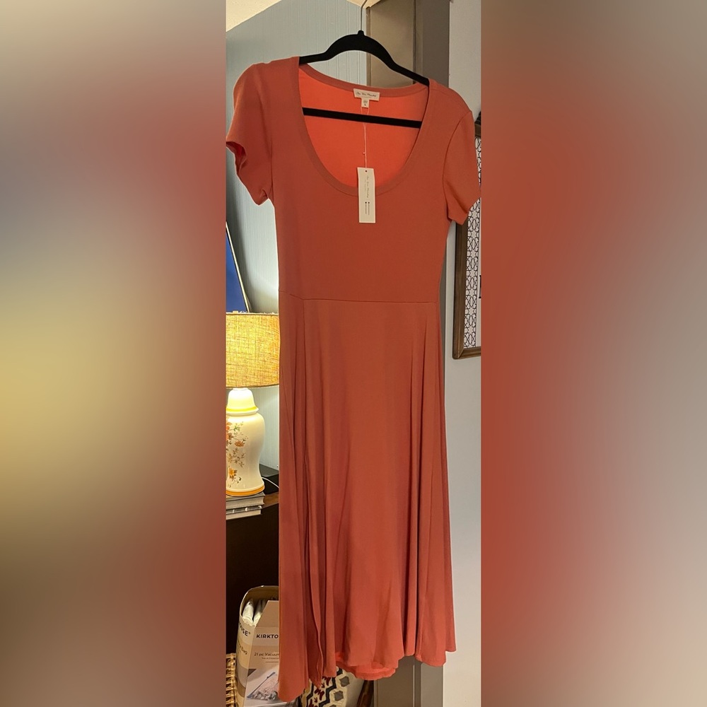 NWT See You Monday Coral Dress